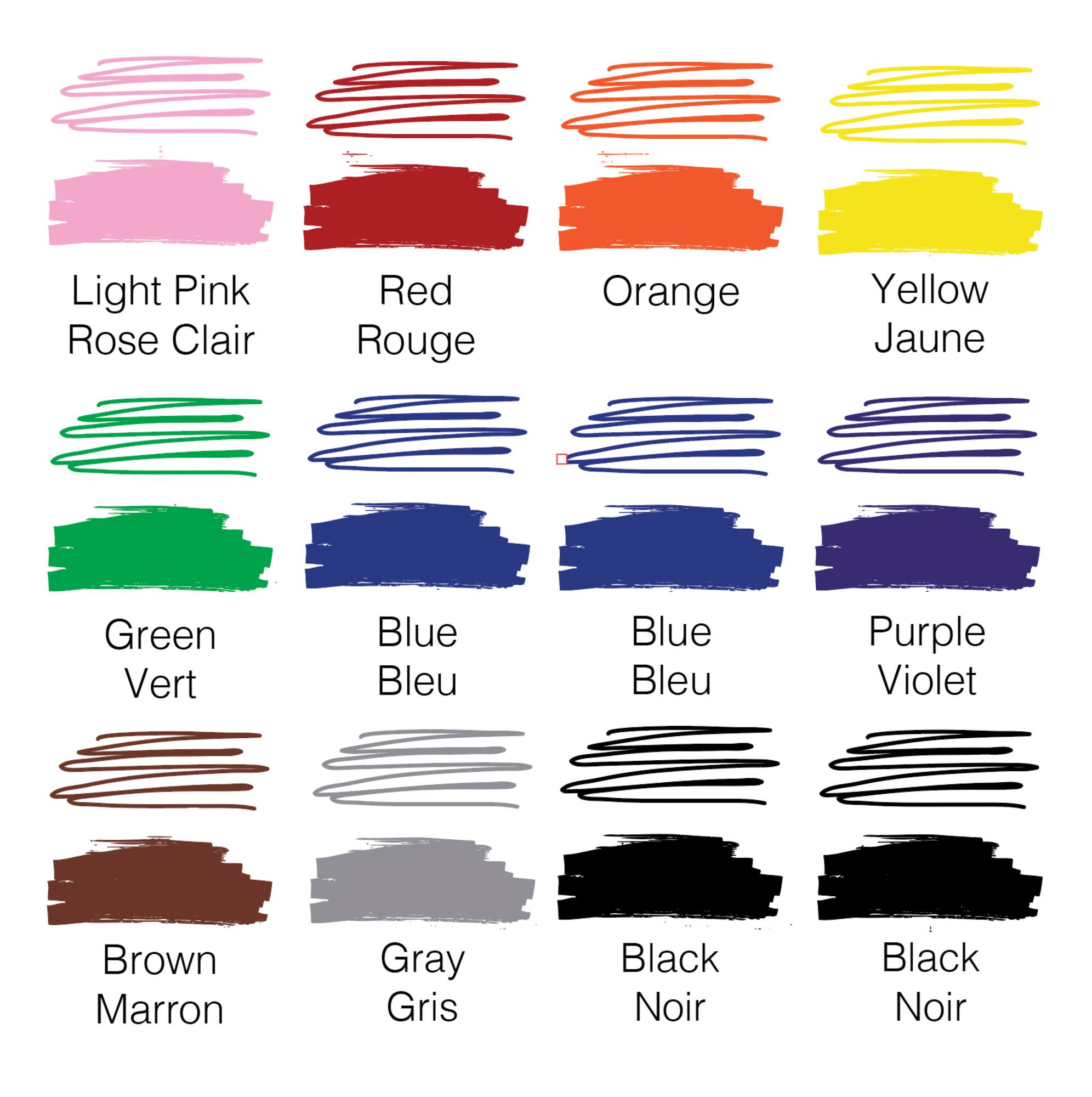 Tulip® Ultimate Fabric Markers Rainbow, 24 Pack